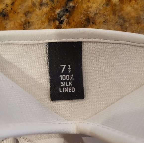 White leather gloves size 7.5 Fratelli Orsini - Picture 2 of 5